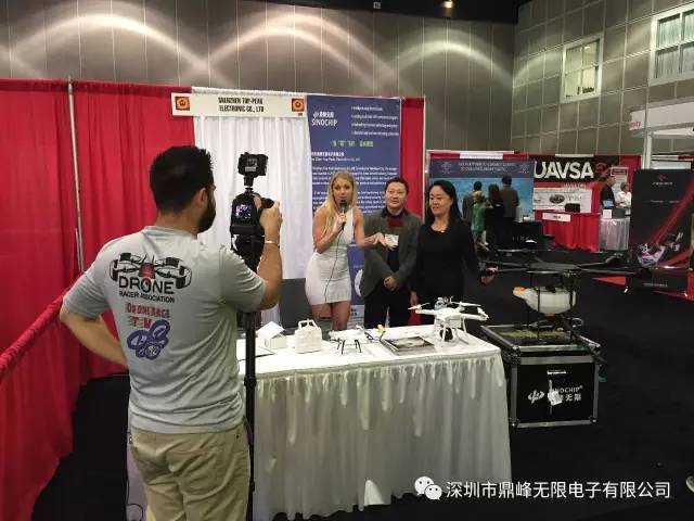 鼎峰無限參加2016年IDE美國國際無人機展